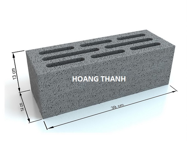 Gạch XMCL đặc xây tường chịu lực 100mm hoặc 200mm